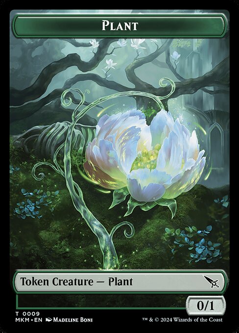 Plant · Murders at Karlov Manor Tokens 9/22