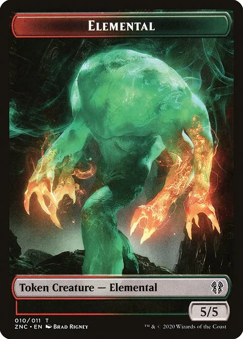 Elemental · Zendikar Rising Commander Tokens 10/11