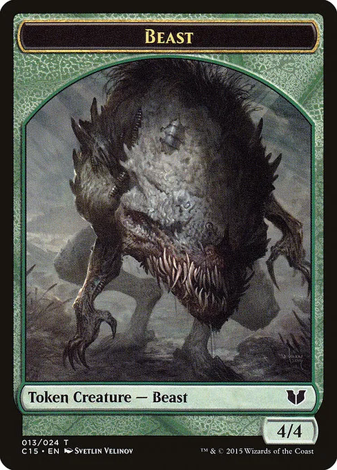 Beast · Commander 2015 Tokens 13/25