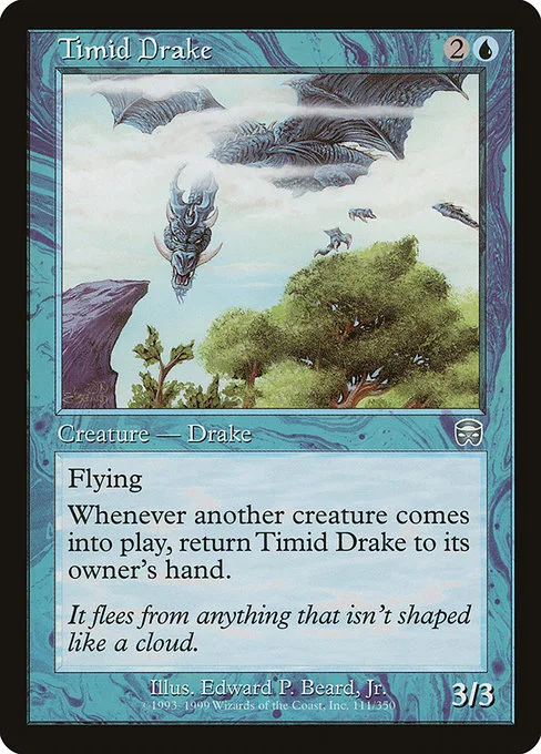 Timid Drake · Mercadian Masques 111/350
