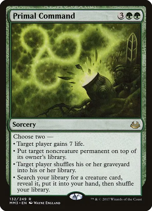 Primal Command · Modern Masters 2017 132/249