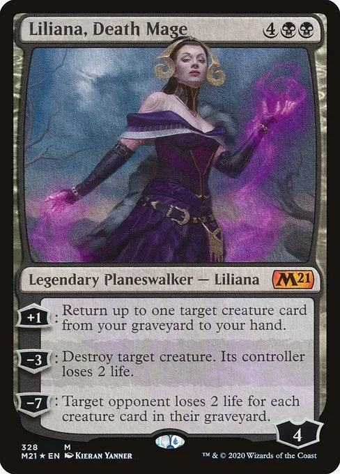 Liliana, Death Mage · Core Set 2021 328/397