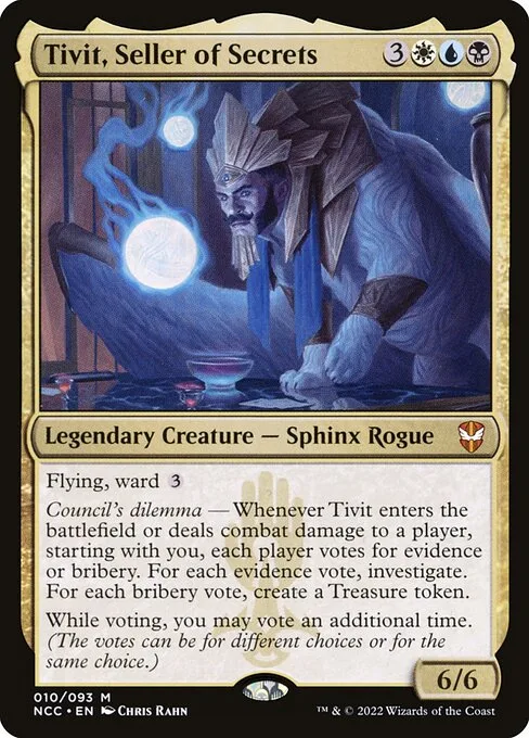 Tivit, Seller of Secrets · New Capenna Commander 10/447