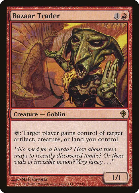 Bazaar Trader · Worldwake 72/145