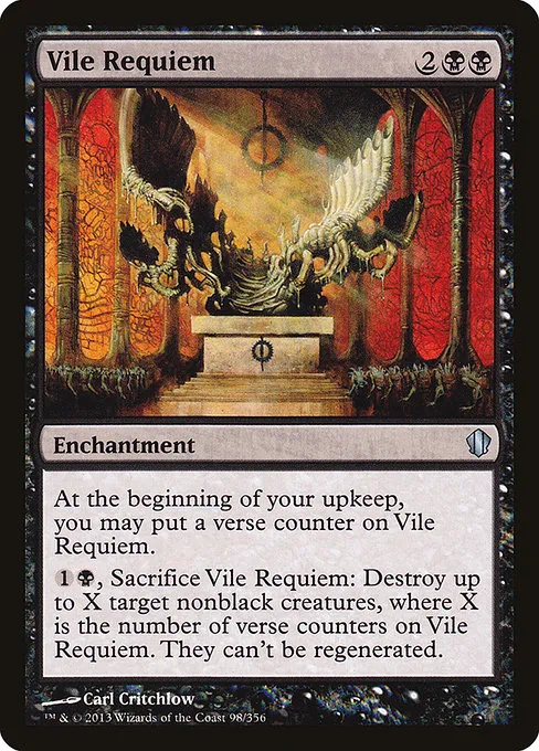 Vile Requiem · Commander 2013 98/356