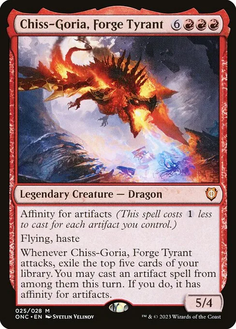 Chiss-Goria, Forge Tyrant · Phyrexia: All Will Be One Commander 25/174