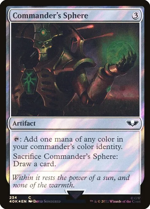 Commander's Sphere · Warhammer 40,000 Commander 234★/617