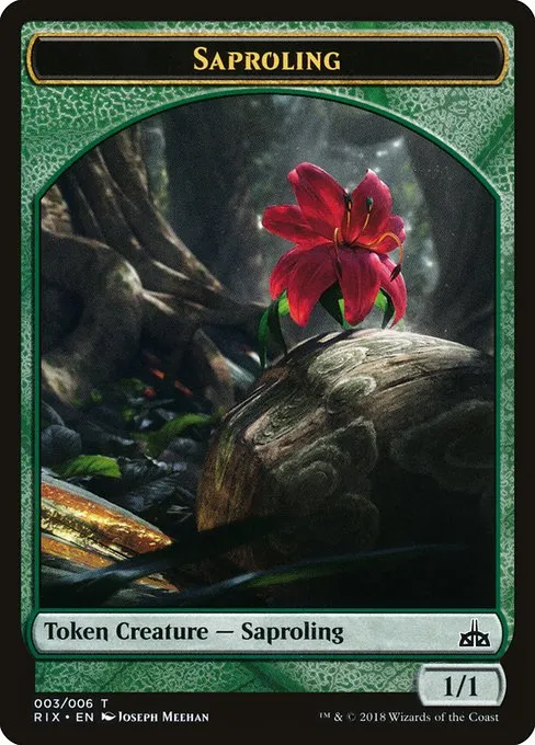 Saproling · Rivals of Ixalan Tokens 3/7