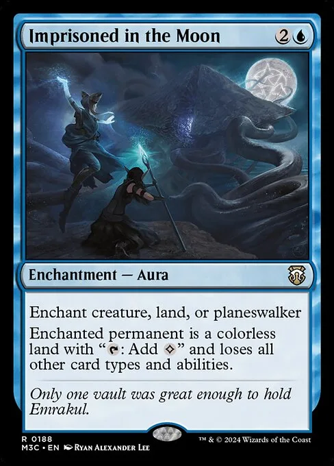 Imprisoned in the Moon · Modern Horizons 3 Commander 188/398