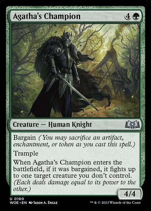 Agatha's Champion · Wilds of Eldraine 160/381