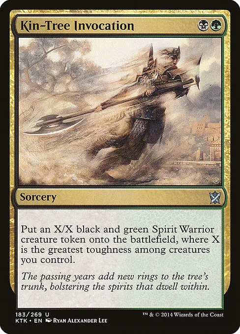 Kin-Tree Invocation · Khans of Tarkir 183/293