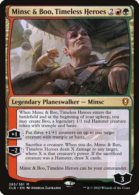 Minsc & Boo, Timeless Heroes · Commander Legends: Battle for Baldur's Gate 285/936