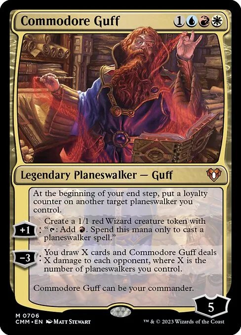 Commodore Guff · Commander Masters 706/1067