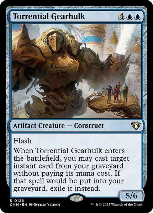 Torrential Gearhulk · Commander Masters 128/1067