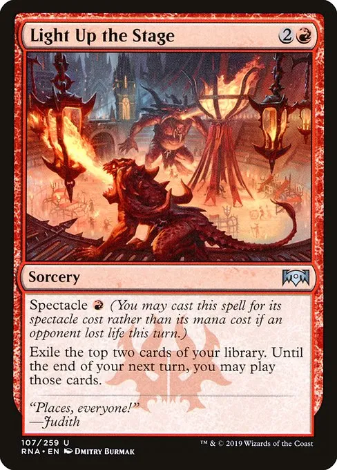 Light Up the Stage · Ravnica Allegiance 107/273