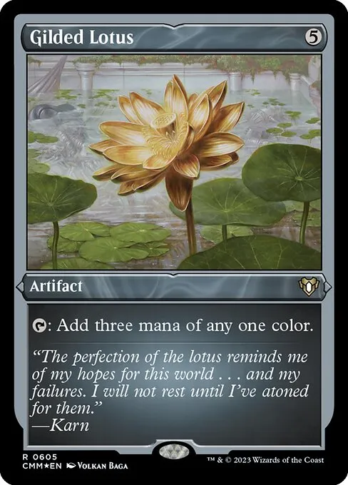 Gilded Lotus · Commander Masters 605/1067