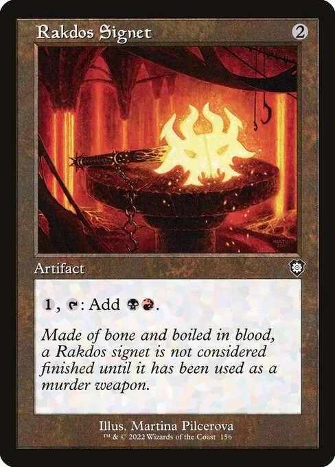 Rakdos Signet · The Brothers' War Commander 156/209