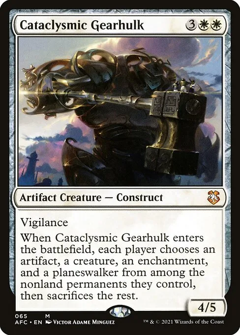 Cataclysmic Gearhulk · Forgotten Realms Commander 65/331