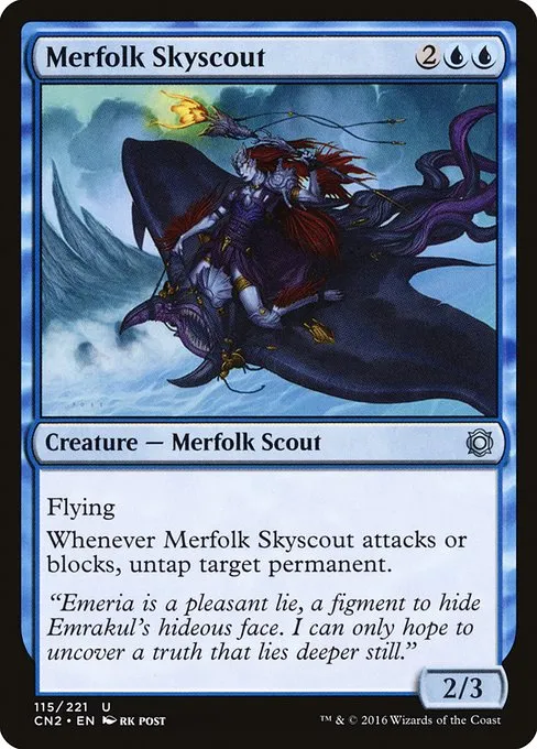 Merfolk Skyscout · Conspiracy: Take the Crown 115/222