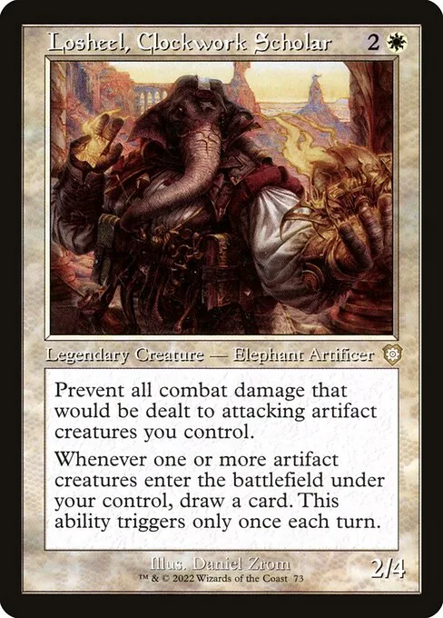 Losheel, Clockwork Scholar · The Brothers' War Commander 73/209