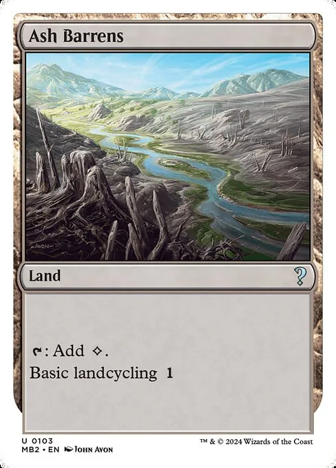Ash Barrens · Mystery Booster 2 103/385