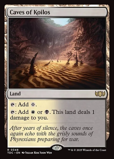 Caves of Koilos · Tarkir: Dragonstorm Commander 348/413
