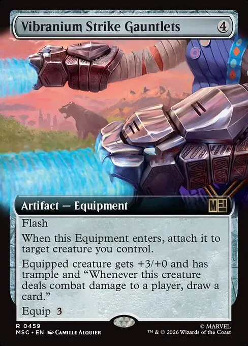 Vibranium Strike Gauntlets · Marvel Super Heroes Commander 459/9