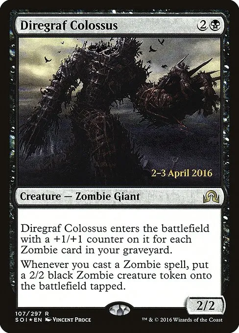 Diregraf Colossus · Shadows over Innistrad Promos 107s/90