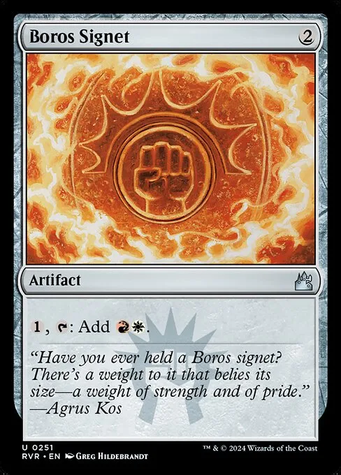 Boros Signet · Ravnica Remastered 251/531