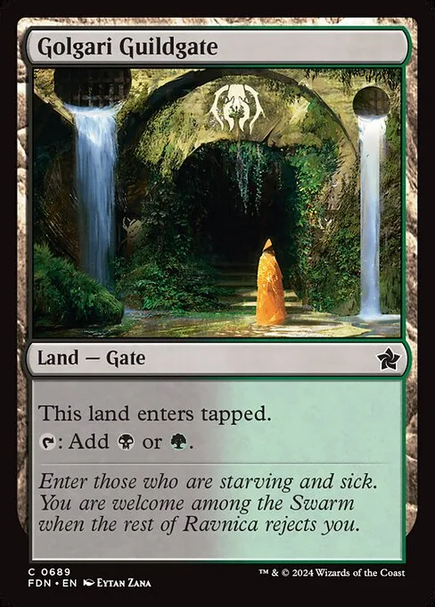 Golgari Guildgate · Foundations 689/771