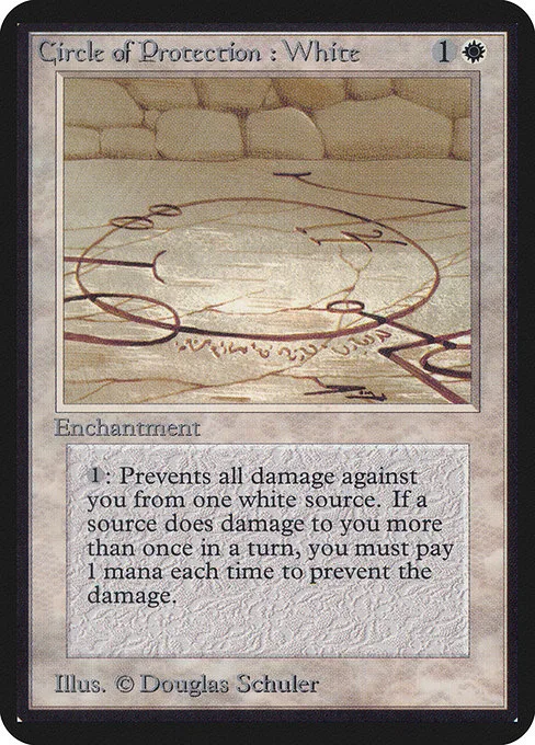 Circle of Protection: White · Limited Edition Alpha 13/295