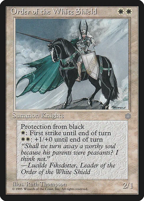 Order of the White Shield · Ice Age 46/383