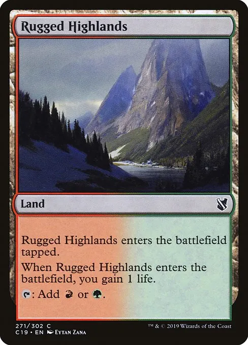 Rugged Highlands · Commander 2019 271/302