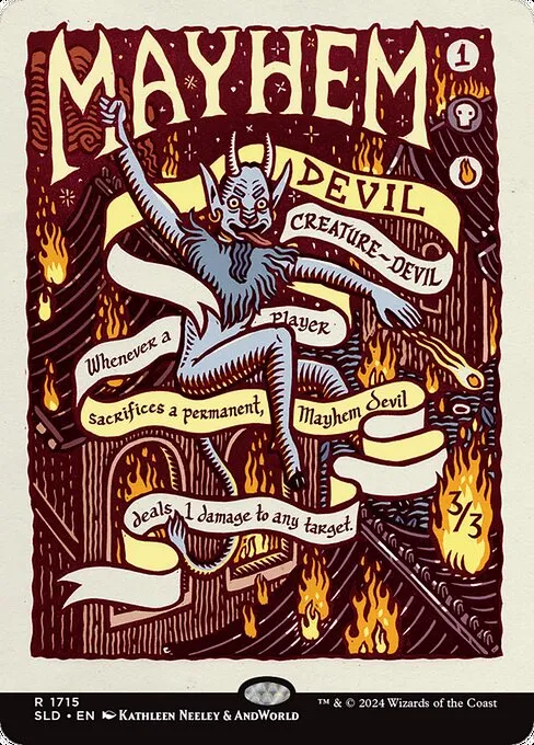 Mayhem Devil · Secret Lair Drop 1715/2547