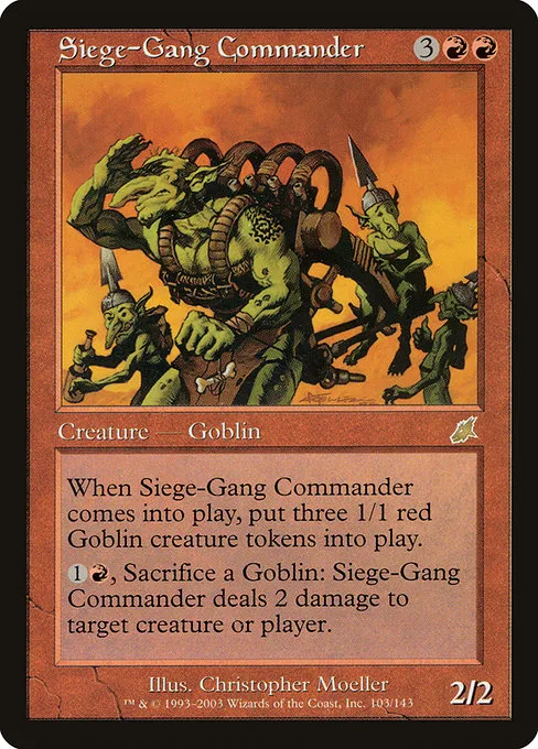 Siege-Gang Commander · Scourge 103/143