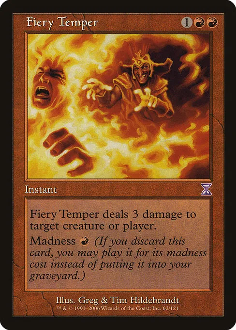 Fiery Temper · Time Spiral Timeshifted 62/121