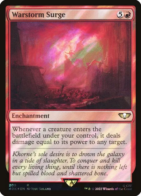 Warstorm Surge · Warhammer 40,000 Commander 209★/617