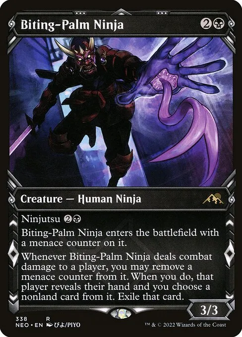 Biting-Palm Ninja · Kamigawa: Neon Dynasty 338/531