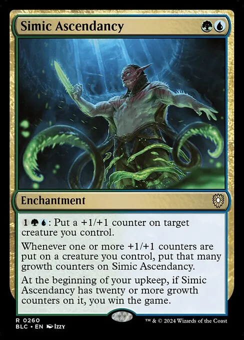 Simic Ascendancy · Bloomburrow Commander 260/356