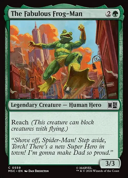 The Fabulous Frog-Man · Marvel Super Heroes Commander 559/9