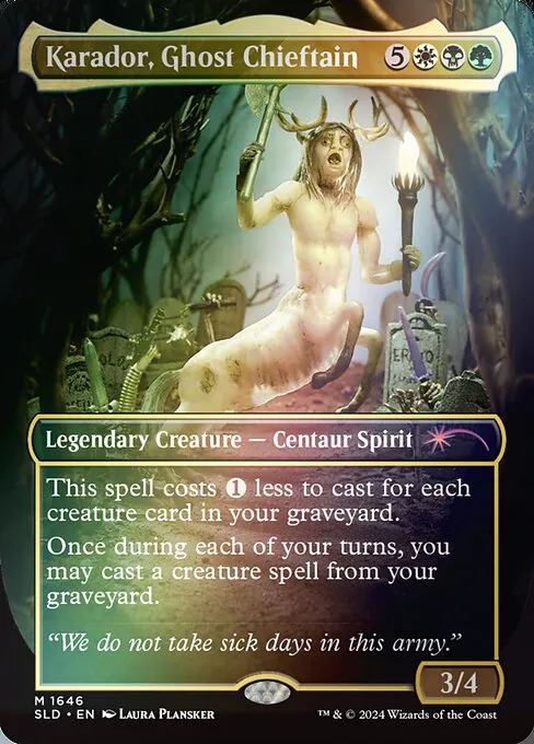 Karador, Ghost Chieftain · Secret Lair Drop 1646★/2547