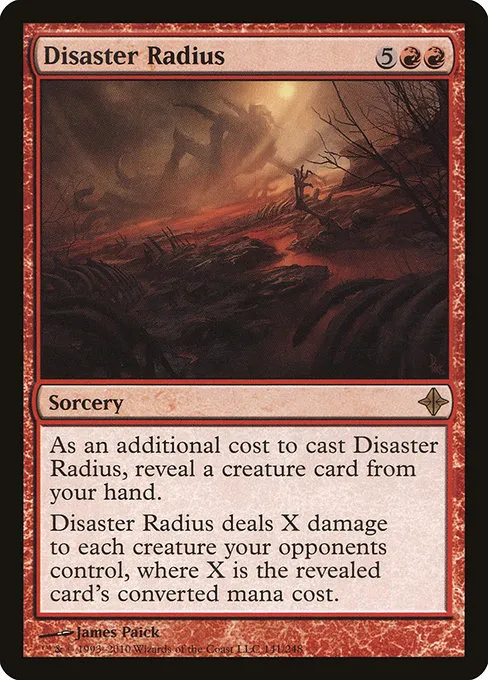 Disaster Radius · Rise of the Eldrazi 141/248