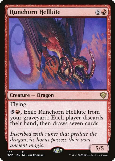 Runehorn Hellkite · Starter Commander Decks 155/352