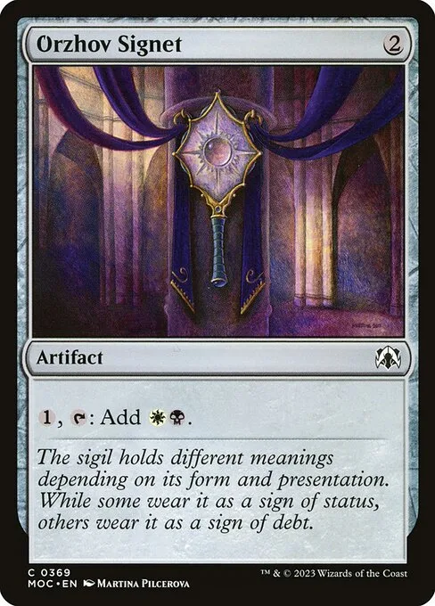 Orzhov Signet · March of the Machine Commander 369/450