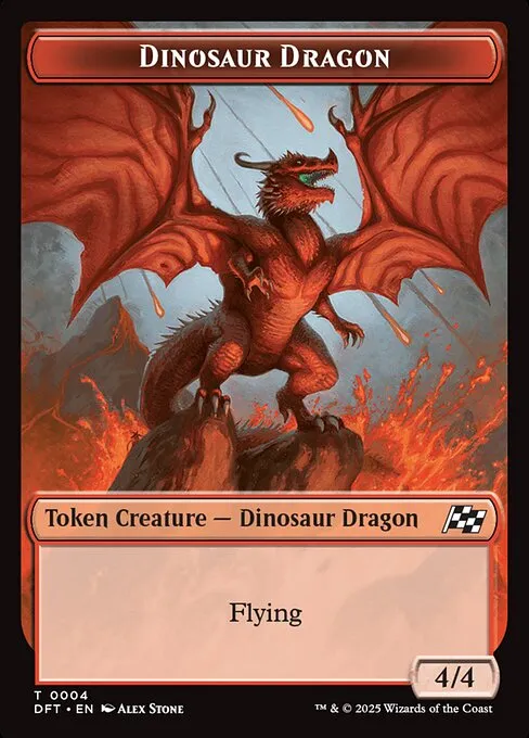 Dinosaur Dragon · Aetherdrift Tokens 4/14