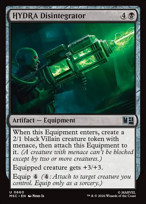 HYDRA Disintegrator · Marvel Super Heroes Commander 660/9