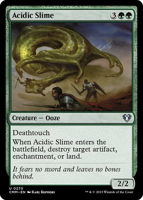 Acidic Slime · Commander Masters 270/1067