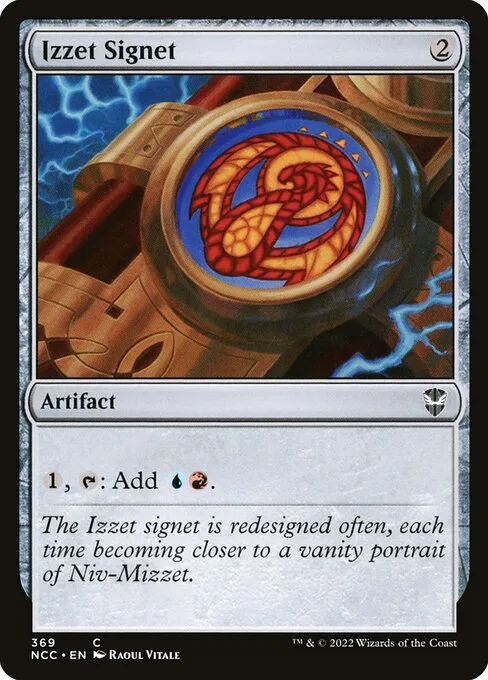 Izzet Signet · New Capenna Commander 369/447