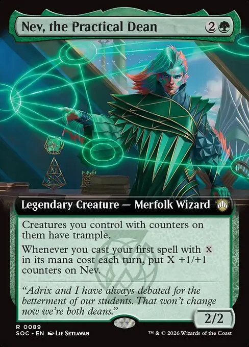 Nev, the Practical Dean · Secrets of Strixhaven Commander 89/426