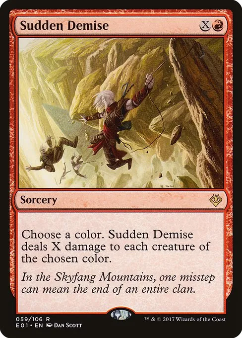 Sudden Demise · Archenemy: Nicol Bolas 59/106